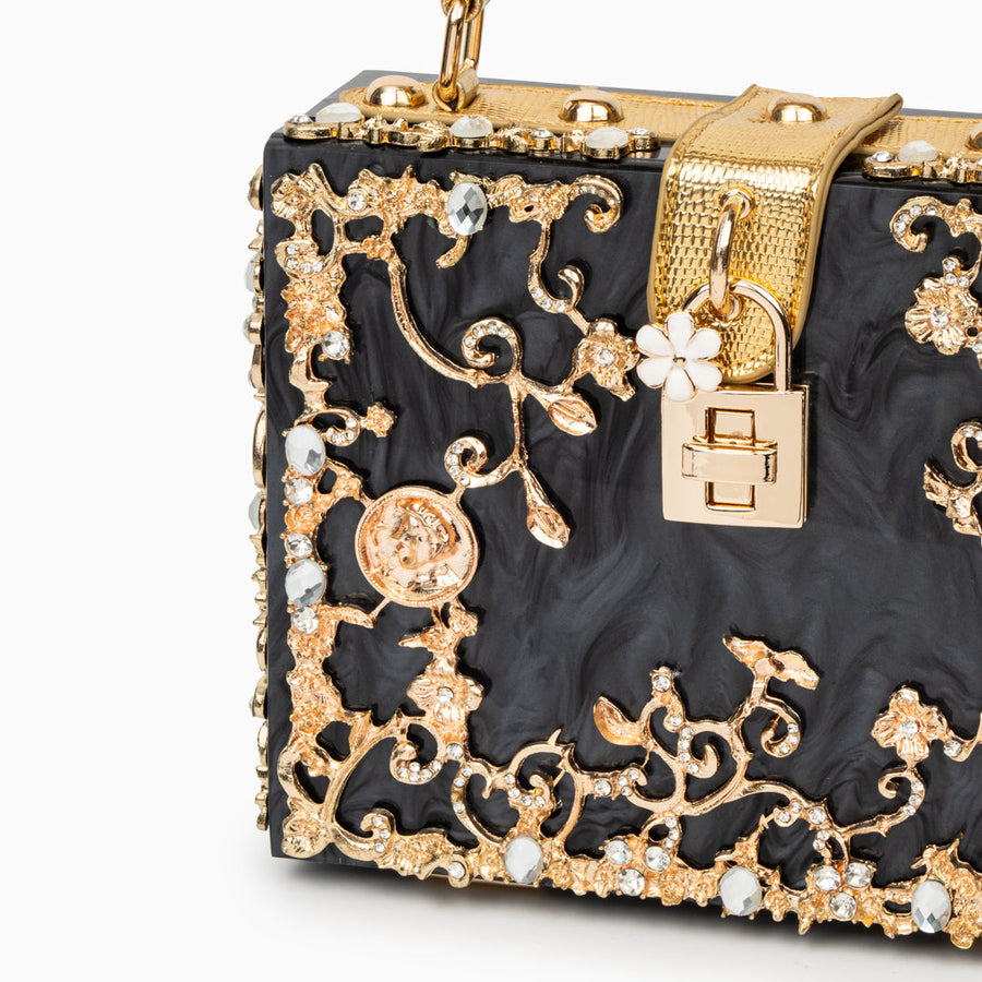Acrylic Box Handbag - Opulent Empire