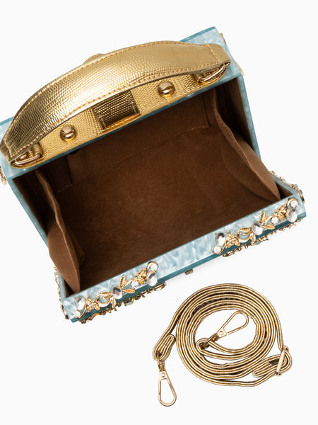 Acrylic Box Handbag - Opulent Empire