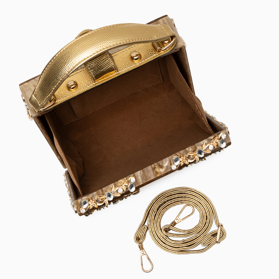 Acrylic Box Handbag - Opulent Empire