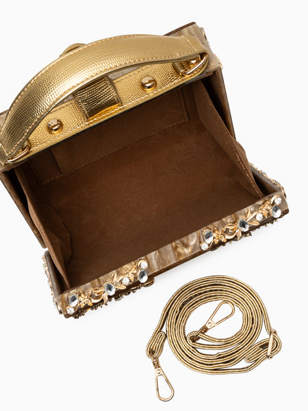 Acrylic Box Handbag - Opulent Empire