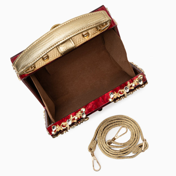 Acrylic Box Handbag - Opulent Empire