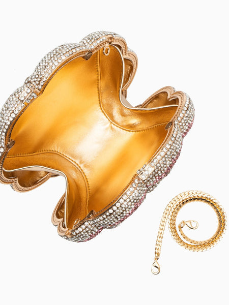 Jeline Flower Clutch Bag - Opulent Empire