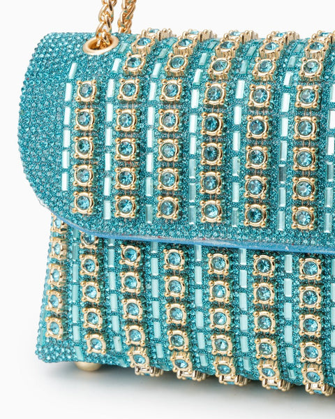 Chantal Diamond Clutch Bag - Opulent Empire