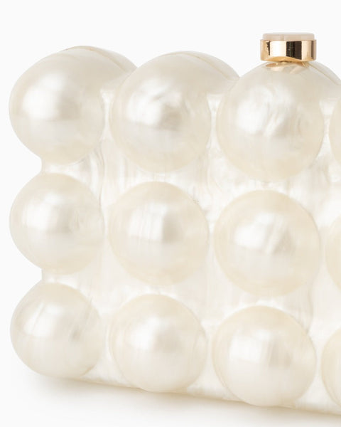 Lorraine Acrylic Clutch Bag - Opulent Empire