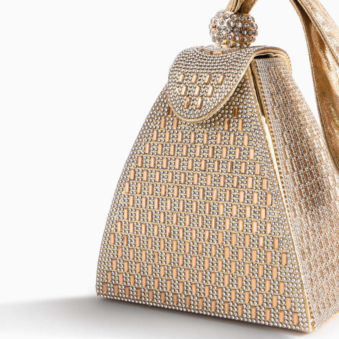 Crystal Pyramid Handbag - Opulent Empire