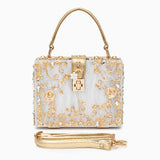 Acrylic Box Handbag - Opulent Empire