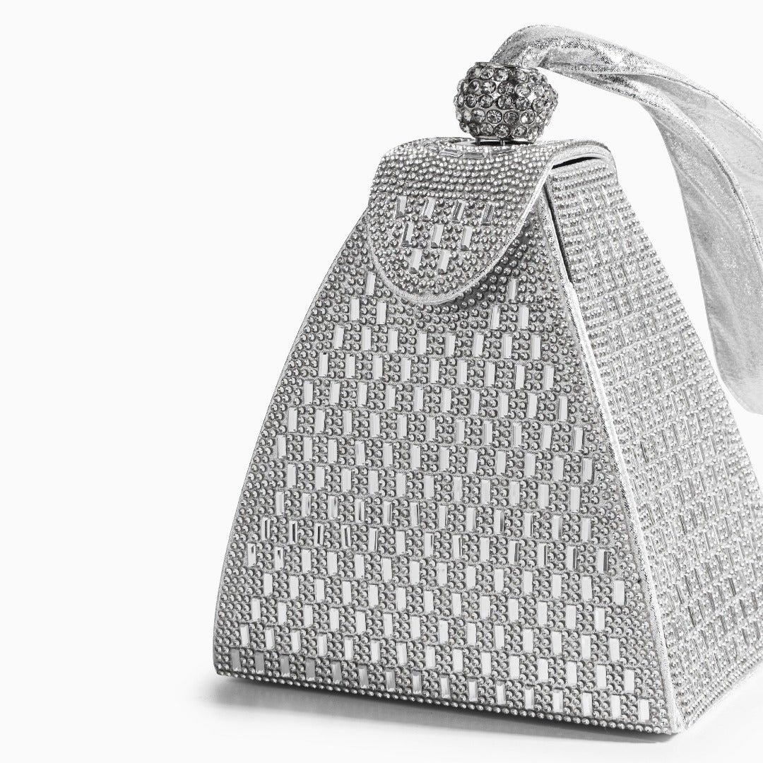 Crystal Pyramid Handbag - Opulent Empire