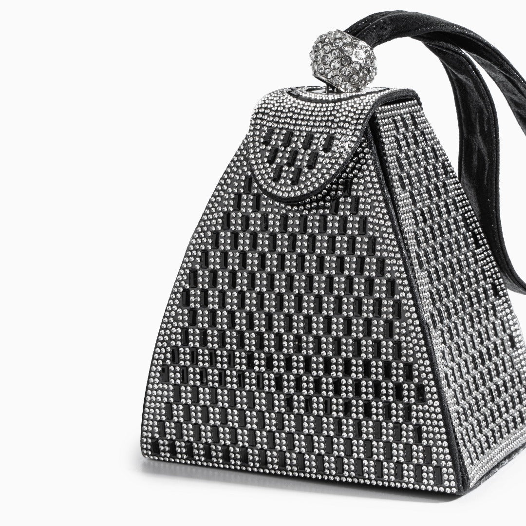 Crystal Pyramid Handbag - Opulent Empire