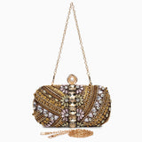Cynthia Beaded Embroidery Clutch Bag - Opulent Empire