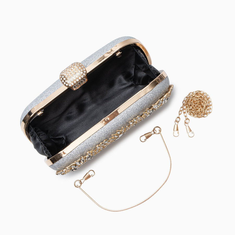 Luxurious Flower Clutch Bag - Opulent Empire
