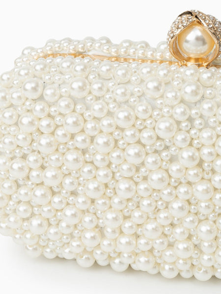 Chantal Pearl Clutch Bag - Opulent Empire