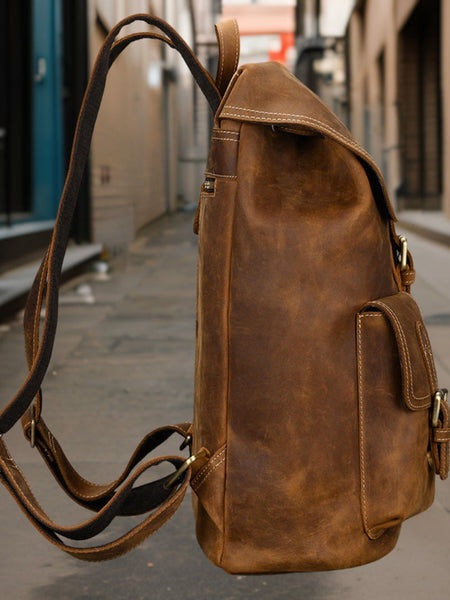 Elijah™ | Stylish Leather Backpack