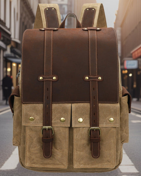 Finnegan™ | Classic High-Quality Canvas Backpack
