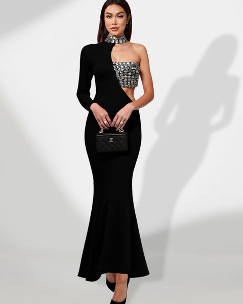 Elegant Cutout Mermaid Bandage Dress