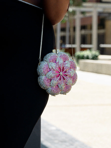 Jeline Flower Clutch Bag - Opulent Empire