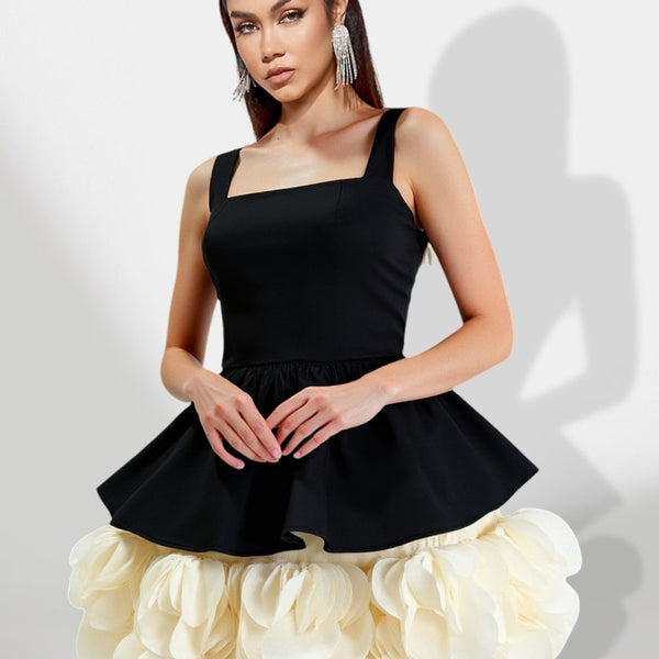 Contrast Hem Cut Dress for a Trendy and Unique Style