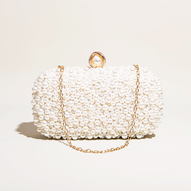 Chantal Pearl Clutch Bag - Opulent Empire