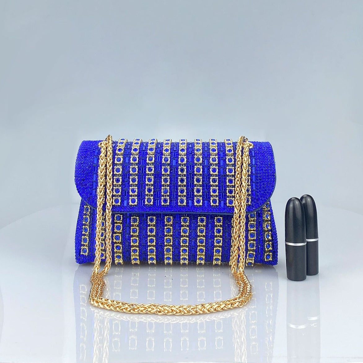 Chantal Diamond Clutch Bag - Opulent Empire