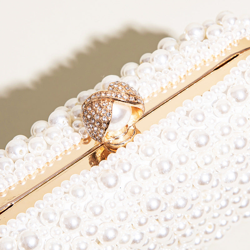 Chantal Pearl Clutch Bag - Opulent Empire