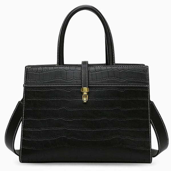 Kate Crocodile Pattern Medium Tote Bag - Opulent Empire