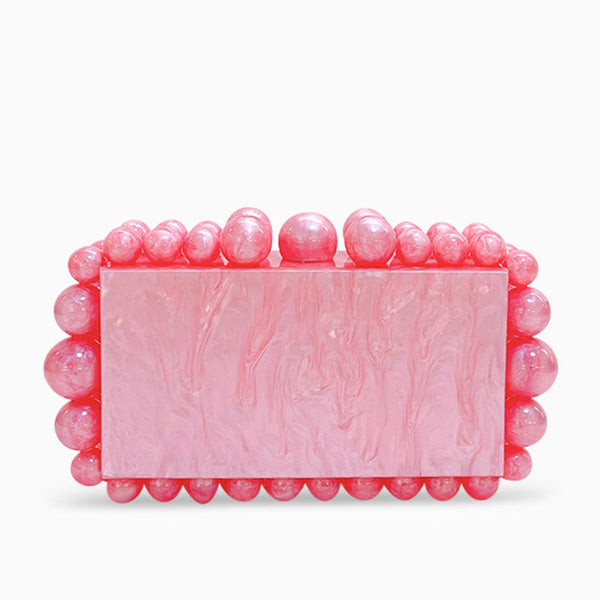 Acrylic Cloud Clutch Bag - Opulent Empire