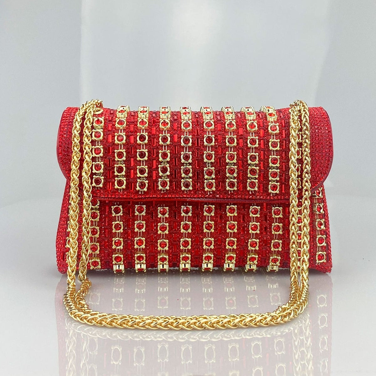 Chantal Diamond Clutch Bag - Opulent Empire