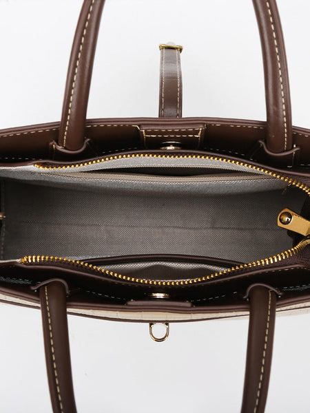 Kate Crocodile Pattern Medium Tote Bag - Opulent Empire