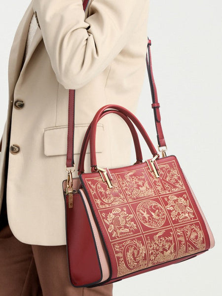 Havilah Embroidery Medium Tote Bag - Opulent Empire