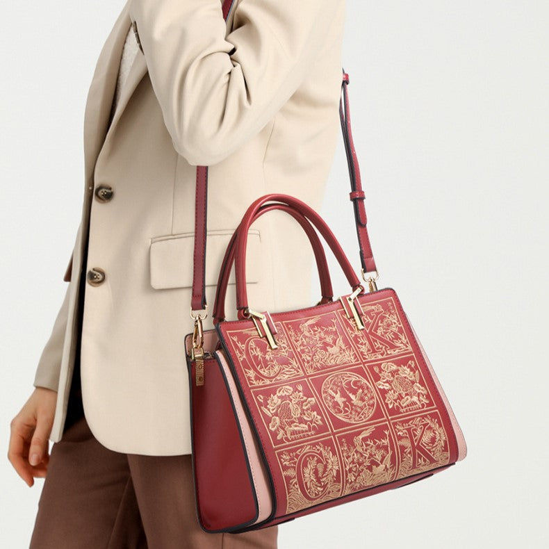 Havilah Embroidery Medium Tote Bag - Opulent Empire