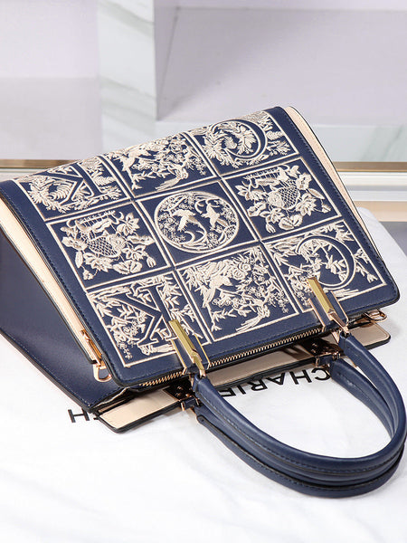 Havilah Embroidery Medium Tote Bag - Opulent Empire