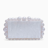 Acrylic Cloud Clutch Bag - Opulent Empire