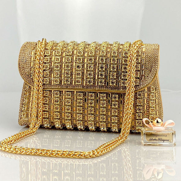 Chantal Diamond Clutch Bag - Opulent Empire