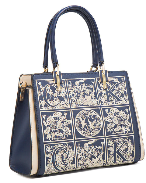 Havilah Embroidery Medium Tote Bag - Opulent Empire