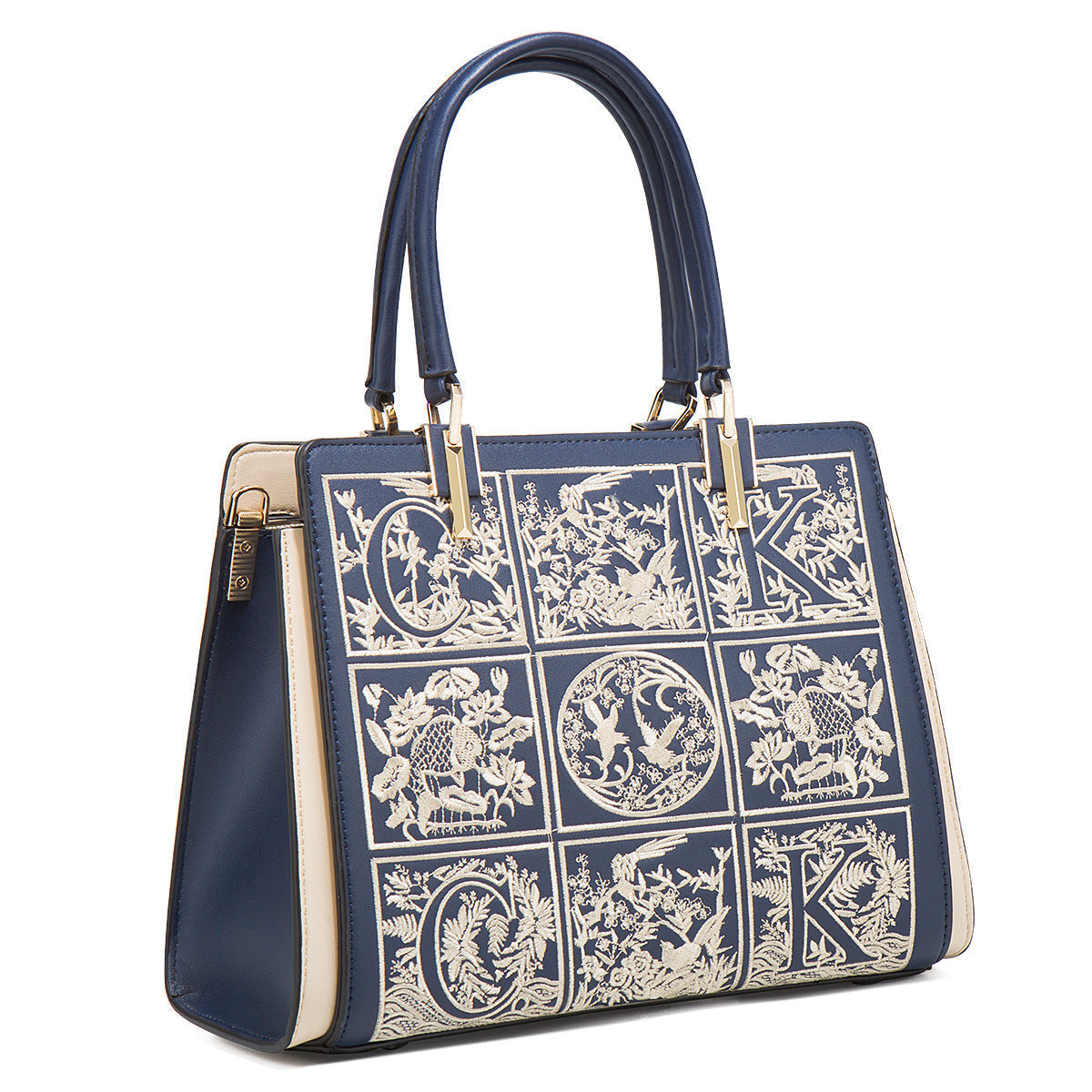 Havilah Embroidery Medium Tote Bag - Opulent Empire