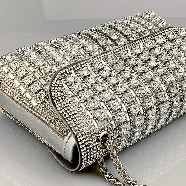 Chantal Diamond Clutch Bag - Opulent Empire