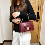 Emily Crocodile Crossbody Bag - Opulent Empire