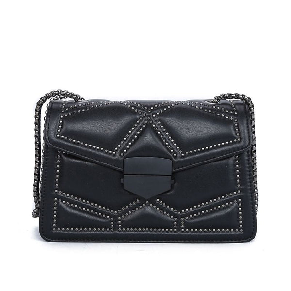 Modish Quilted Shoulder Bag - Opulent Empire