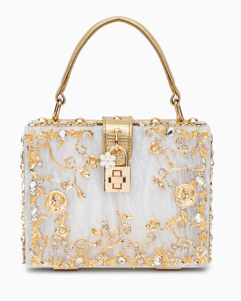 Acrylic Box Handbag - Opulent Empire