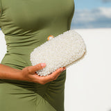Chantal Pearl Clutch Bag - Opulent Empire