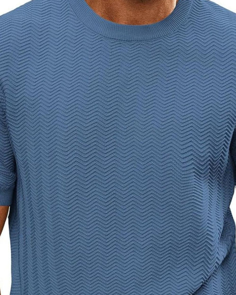 Men's Full Size Round Neck Short Sleeve T-Shirt Plus Size - Opulent Empire