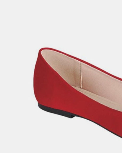 Forever Link Pointy Toe Slip On Flat Loafers - Opulent Empire