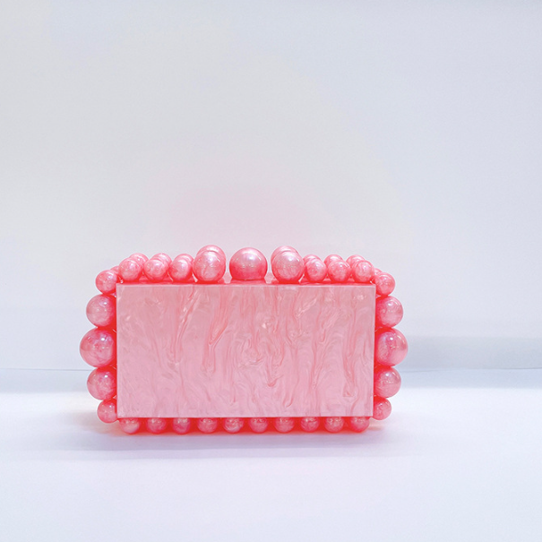 Acrylic Cloud Clutch Bag - Opulent Empire