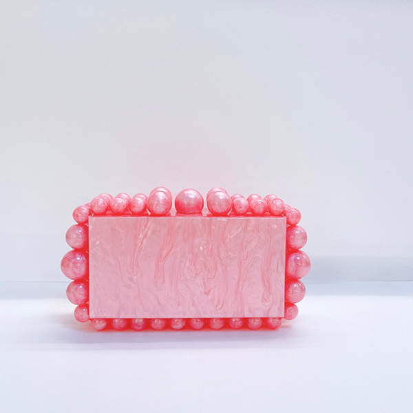 Acrylic Cloud Clutch Bag - Opulent Empire