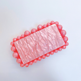 Acrylic Cloud Clutch Bag - Opulent Empire