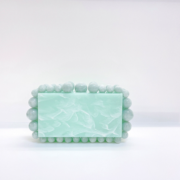 Acrylic Cloud Clutch Bag - Opulent Empire