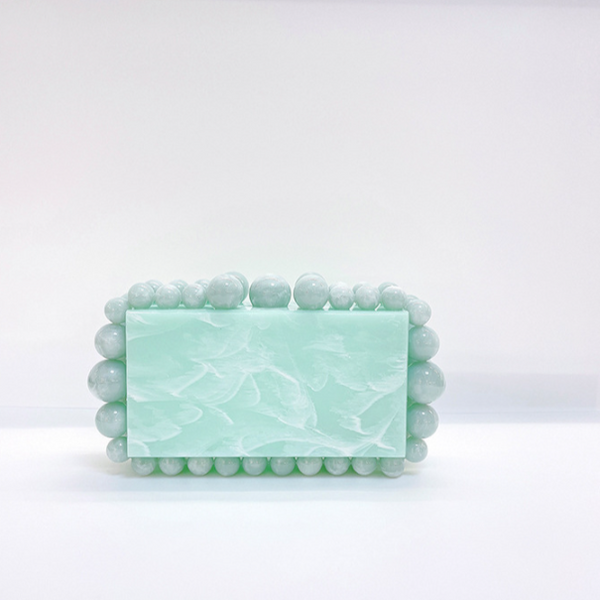 Acrylic Cloud Clutch Bag - Opulent Empire