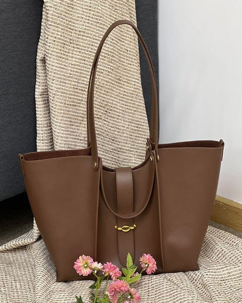 Genuine Leather Large Capacity Bag High-grade Tote Bag For Women - Opulent Empire