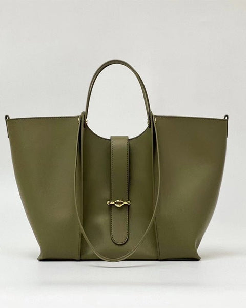 Genuine Leather Large Capacity Bag High-grade Tote Bag For Women - Opulent Empire