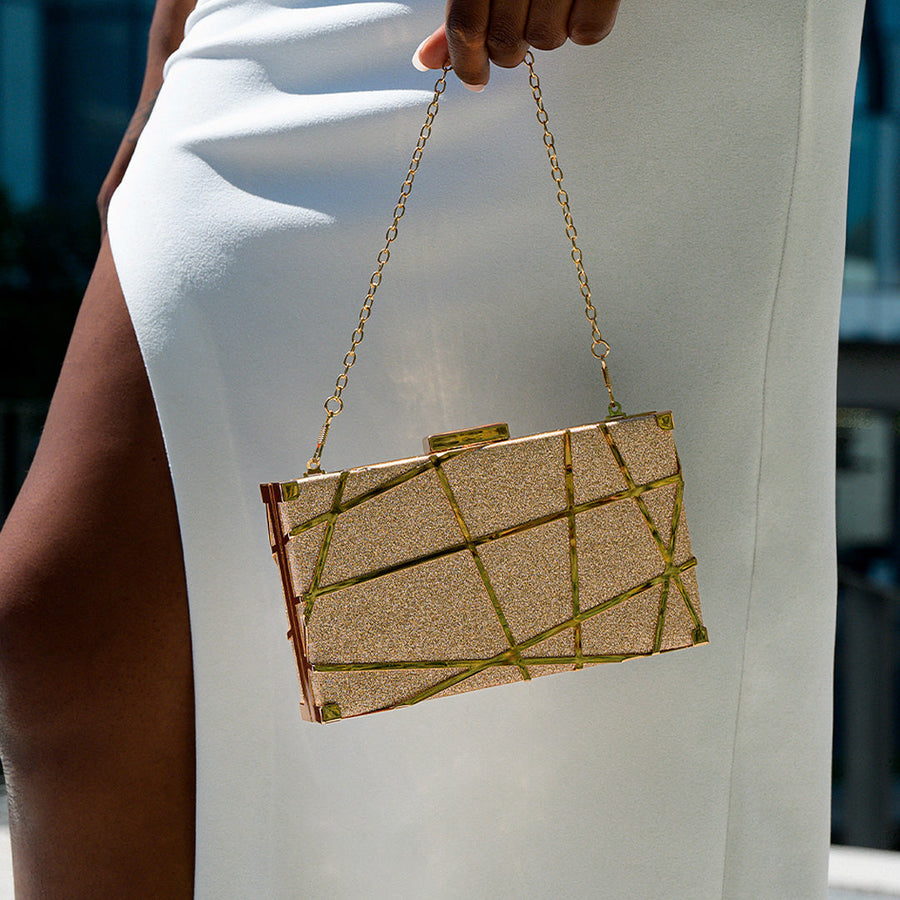 Geometric Clutch Bag - Opulent Empire