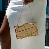 Geometric Clutch Bag - Opulent Empire